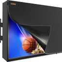 IC ICLOVER Outdoor TV Cover 32 inch, 600D Heavy Duty Waterproof TV Protector with 3 Sides Full Zipper, Fits up to 31.5" W19" H, Weatherproof Outside Television Covers Enclosure for Flat Screen TVs