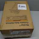 MoreFeel Collapsible Baby Bathtub for Newborn with Thermometer & 1 Hooded Towel & 1 Soft Floating Cushion,Portable Travel Bathtub with Drain Hole, Durable Foldable Baby Tubs for Infants to Toddler