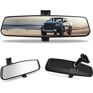 rear view mirror, Interior rearview mirror Kit compatible with Ford F150, Dodge RAM,Chevrolet Silverado, Toyota Camry, Nissan Altima, Hyundai Sonata, Kia Optima, Jeep Wrangler, Mazda CX-3, GMC Enclave