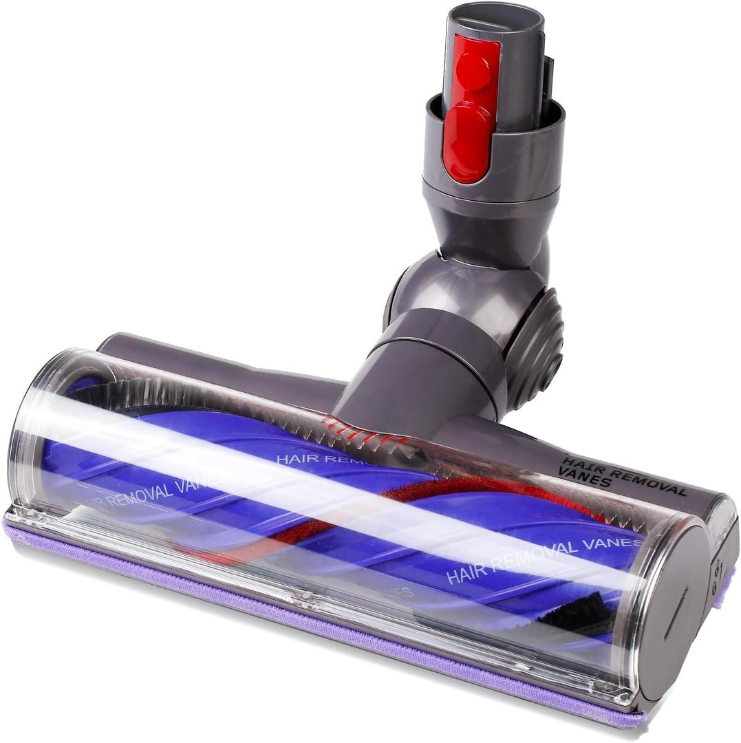 OTTWL Upgrade Anti-Tangle Replacement Vacuum Head Compatible with Dyson V8, Cyclone V10,V11,V15 Cordless Vacuum Cleaners, Suitable for Thin Carpets, Hardwood Floor