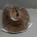 GERVAISE Womens Western Cowgirl Costume 70s Hippie Tassels Fringe Vest outfit Hat 5pcs (Medium, Brown)