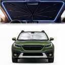 Car Windshield Sun Shade Umbrella for Subaru Outback 2020-2026 | 2026 Upgraded,Custom-Fit Umbrella Sunshade,Easy Install,UV Protection & Heat Reflective,Keep Interior Cooler with Storage Bag