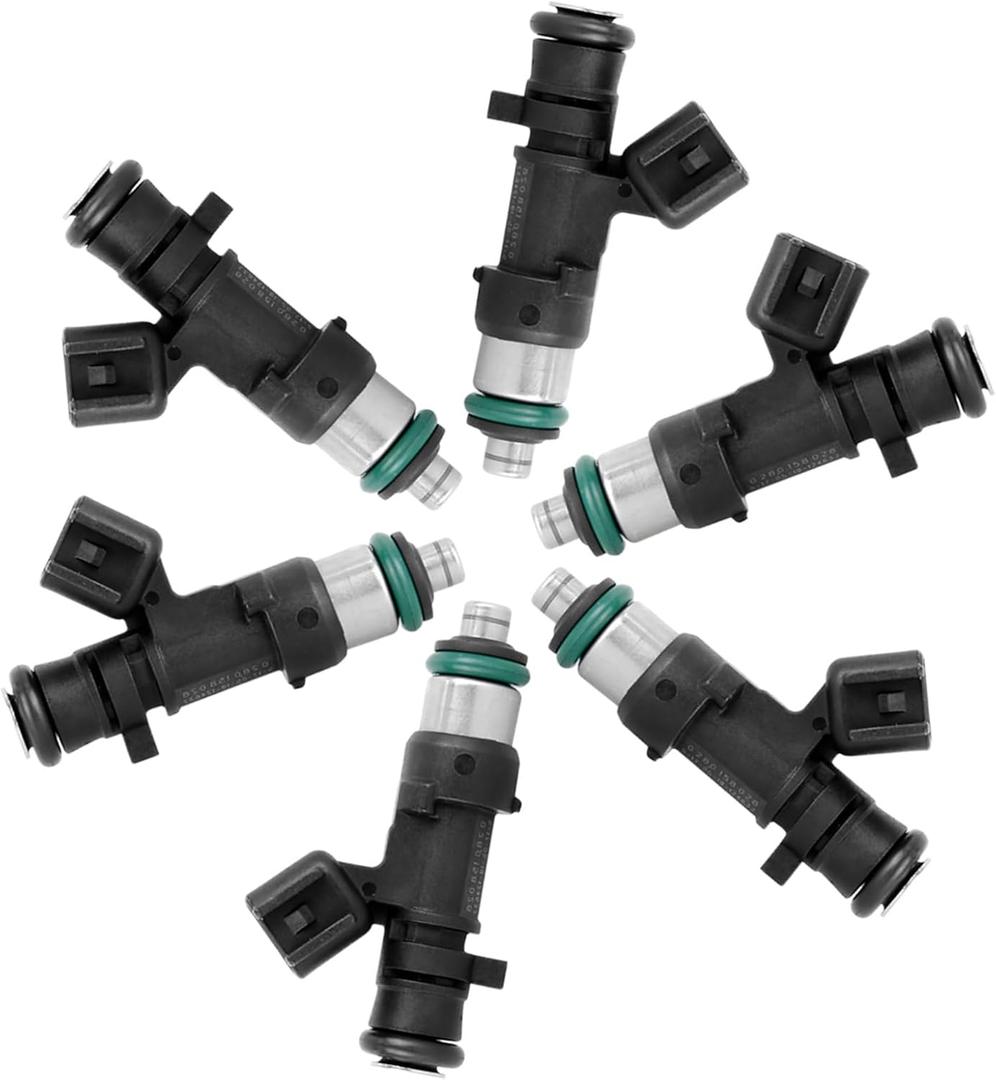 6pcs 0280158028 04591986AA Fuel Injector for Dodge Charger 06-09 Avenger 08-10 for Chrylser 300 Pacifica Sebring Town Country 05-10 2.7L 3.5L for VW Routan 4.0L 09-10 Replacement