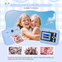 Mafiti Kids Camera Instant Print, 48MP Digital Camera Selfie 1080P Video with 32G TF Card, Toys Gifts for Girls Boys Aged 3-12 for Christmas/Birthday/Holiday (Blue)