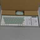 Wireless Keyboard and Mouse Combo, Full-Sized Wireless Keyboard and Adjustable DPI Mouse, 2.4GHz USB Receiver, Silent Keyboard and Mouse for PC, Windows, MAC, Desktop, Laptop (Avocado Green)