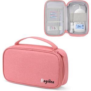 Travel Carrying Bag for Doppler Fetal Heart Monitor, Storage bag for Doppler Monitor, Portable Organizer Case Fits Doppler Heartbeat Monitor, Bag Only