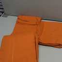 LuxClub 4 PC King Sheet Set, Deep Pockets Wrinkle Free Cooling Bed Sheets Hotel Bedding for Women, Men, Includes 1 Fitted Sheet, 1 Flat Sheet and 2 Pillowcases-Silky Soft Autumn Orange