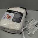 Beautyrest Heated Electric Blanket for Cold Weather, Fast Heating Heated Blanket, Auto Shut Off, Virtually Zero EMF, Multi Heat Setting, UL Certified, Ivory Throw (60 inx70 in)