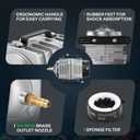 VIVOSUN Commercial Air Pump 1427 GPH 55W 90L/min 12 Outlet for Aquarium and Hydroponic Systems