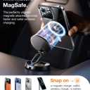 TORRAS Magnetic for iPhone 15 Pro Max Case, [Compatible with MagSafe] [Non-Yellowing] 12FT Military Grade Drop Tested Slim Protective Anti-Scratch Cover, Guardian Series, Crystal Clear 6.7"