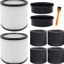 Filter Replacement 90304, 90585 Foam Sleeve Fit for shopvac 90304, 90350, 90333, 90585, 903-04-00, 9030400, 5 Gallon Up Wet Dry Vacuum Cleaners, 9 Pack