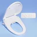 TUSHY Cloud+ Electric Bidet Toilet Seat with Remote, Heated, Elongated