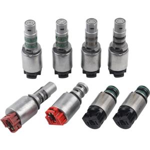 8Pcs 6-Speed Transmission Shift Solenoid Kit Compatible with Hyundai Elantra Sonata Grandeur Tucson Veracruz,Kia Forte Optima Sorento Soul Lotze Sportage Replace# A6LF1 A6LF2 A6LF3 A6MF1 A6MF2