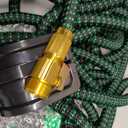 75 ft Expandable Garden Hose - Kink Free Flexible Water Hose with Thumb-Controlled 10-Function Nozzle, 3/4 Solid Connectors, Durable 3750D Fabric, 4-Layer Latex Core