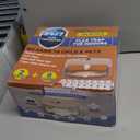 2 Pack Flea Traps for Inside Your Home, Indoor Flea Light, Bed Bug Killer with 8 Sticky Pads & 4 Light Bulb, Odorless Natural Insect Infestation Treatment Trap for Kid Pet (Coffee Brown)