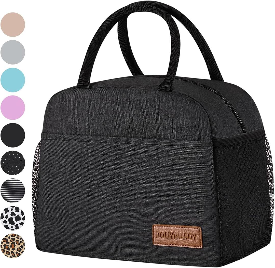Lunch Bag Women/Men Lunch Box Women/Men (Black)