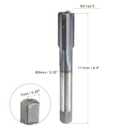 HARFINGTON M11x0.5 Metric Thread Tap 6542 Cobalt High-Speed Steel TiCN Coated Plug Tap Right Hand Straight Flutes Screw Threading Hand Tap