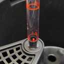 Dexceder 15x14 Self Watering Planter with Wheels Indoor Outdoor, Inner Pot Design, Thickened Large Floor Standing Flower Plant Pot with Water Level Indicator (White Matte)