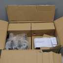 Estmoon 6 Pack Matte Black Door Handle, Keyless Interior Door Knobs Square Privacy Door Levers Heavy Duty Door Locks for Bedroom Bathroom, Reversible Interior Handles for Left & Right Handled Doors - Missing Pieces