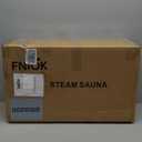 Portable Steam Sauna at Home, 9 Levels Heating, Sauna Tent for Home with Steamer and Folding Chair, Sauna for Relaxation, Detoxification, Spa (Black)