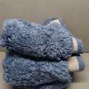 Bathroom Rugs Non Slip Washable 48x24, Ultra Thick Soft Microfiber Absorbent Bath Mats, High Density Foam Latex Non Slip Backing Bath Rugs, Fluffy Floor Carpet for Tub&Shower, Blue