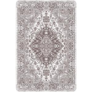 Nunubaby Washable Pee Pads for Dogs, Stylish, Non-Slip and Leak-Proof Pee Pads. Reusable Potty Pads for Dogs for Crates and Floors. (Brown/Geo, 24" x36" )