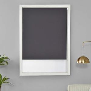 ALLBRIGHT Classic 100% Blackout Roller Shades, Window Blinds with Thermal Insulated, UV Protection Fabric, Vinyl Roller Blinds for Home/Bedroom/Door, Easy to Install