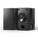 Elimavi 30W X 2 Powered Bookshelf Speakers - 3.5-RCA Input for Turntable, TV, PC, Record Player Speakers with 4 Inch Woofer & Wall Mounted