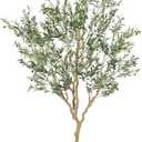 Nafresh Tall Faux Olive Tree，9ft（108in） Realistic Potted Silk Artificial Olive Tree， Fake Olive Trees Indoor with Green Leaves and Big Fruits for Home Office Living Room Stairs Patio Decor