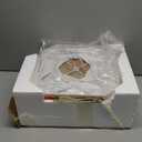 Floor Lamp for Living Room, Vintage Standing Lamp with Nightlight, 65" Tall Lamp with White Linen Shade, Farmhouse Rustic Floor Lamp for Bedroom, Office, Corner (LED Bulb Included) (Washed White-No Tray)