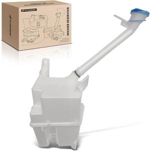 A-Premium Fit for Nissan Rogue 2014 2015 2016 Windshield Washer Tank Assembly with (Cap/Washer Pump/Filler Neck/Bracket), Replace# 289104BA0A