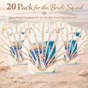 Luvlewen 20pcs Seashell Bags, Hangover Recovery Kit Bags, Beach Party Favor Bags