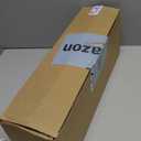 innodept12 Christmas Winter Santa's Sleigh with 8 Reindeers - Winter Lane Christmas Village Decor Santa Sleight with Reindeer LED Light String and Music, Fireplace Home Decor Xmas, Red Sleigh