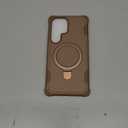 Designed for Samsung Galaxy S25 Ultra Case 6.9'' with Magnetic Ring Stand [Military Drop Protection][Compatible with MagSafe] Shockproof S25 Ultra Phone Case for Men Wowen,Brown