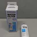 SAMSUNG Genuine Filter for Refrigerator Water and Ice, Carbon Block Filtration, Reduces 99% of Harmful Contaminants for Clean, Clear Drinking Water, 6-Month Life, HAF-QIN/EXP, 1 Pack