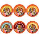 Crazy Cups Flavored Coffee Pods Variety Pack - Coffee Flavors for the Keurig K Cups Machine, Recyclable Single Serve Cups, 24 Count (Pack of 1) (EXP 06/25/28)