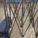 Yaheetech Canopy Tent, Commercial Instant Heavy Duty Canopy, 500D Waterproof Adjustable Canopy with Wheeled Carry Bag, 4 Sandbags and 4 Stakes (10x10, Navy Blue)