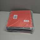 Christmas Ornament Storage Box, Stores 54-4" Large Ornaments with Individual Trays, Ornament Organizer Storage Box, Durable 600D Oxford Material, Extra Pockets, Dual Zipper - Red