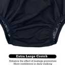 Leakproof Cloth Diaper Covers for Adult, Incontinence Protective Briefs Underwear, Reusable Plastic Pants Special Needs 2Pcs (WhiteBlack, XL)