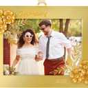 Hallmark Keepsake Christmas Ornament, Our Wedding 2025 Photo Frame, Metal, Wedding Gifts