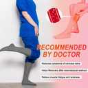 Iseasoo 4 Pairs Compression Socks for Women Circulation-Best Support for Nurses,Running,Athletic,Travel (L/XL)