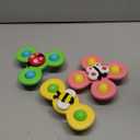 LiKee Strong Suction Cup Fidget Rotating Sensory Bath Toys for Baby Christmas Stocking Stuffers, Airplane Car Travel Table & Window Toys for Toddler Boys and Girls, 10+ Months