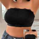 WDIRARA womens Soft (Black, XXXL)