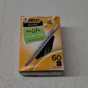 BIC Round Stic Xtra Life Black Ballpoint Pens, Medium Point Pens (1.0mm), 60-Count Pack of Bulk Pens, Flexible Round Barrel for Writing Comfort, No. 1 Selling Ballpoint Pens