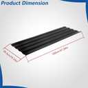WFLNHB 4Pcs Black Steel Truck Bed Floor Patch Panel Replacement for F250 F350 F450 1999-2016 926-881