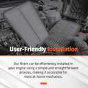 Carbon Cabin Air Filter Replacement - Pack of 1 - Made in USA - Compatible with 2021-2023 Volkswagen ID.4 Electric, 2023 Audi Q4 E-Tron & Q4 E-Tron Sportback - Replaces O.E. 1EA819669