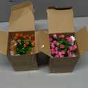 Cute Fake Plants, Flower Pots with String Lights, Fake Plants Artificial For Desk Dcor, Office Decor for Women, Shelf Decor for Gift, Bathroom Small Plants Decoration, Mini Plants Window Sill Decor