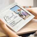 SRADMO Retired Definition Picture Frame,Happy Retirement 108 inch Tabletop Photo Frame Frames for Coworker Boss Women Men Teachers Nurse Mom,Going Away Gifts for Boss,Retirement Appreciation Gifts