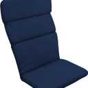 Arden Outdoor Adirondack or Rocking Chair Cushion, 20 x 17, Rain-Proof, Fade Resistant 20 x 17, Sapphire Blue Leala