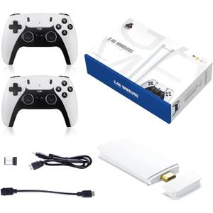 Wireless Retro Game Console, 20000+ games Retro Gaming Console, Retro Game Stick, Plug & Play Video TV Retro Game Stick, Built-in 64G, 9 Emulators, Premium Gaming Dual Controllers (M15-64G)